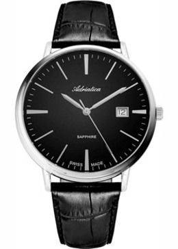 Швейцарские наручные мужские часы Adriatica 1283.5214Q. Коллекция Classic w254499