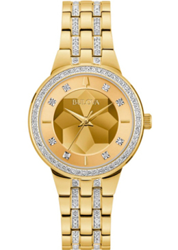Японские наручные женские часы Bulova 97L176. Коллекция Crystal Ladies w242439