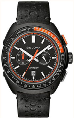 Японские наручные мужские часы Bulova 98B428. Коллекция Racer Chronograph w243569