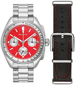 Японские наручные мужские часы Bulova 96K115. Коллекция Lunar Pilot Chronograph w243562
