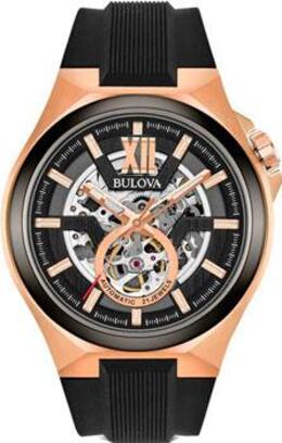 Японские наручные мужские часы Bulova 98A177. Коллекция Maquina w193995