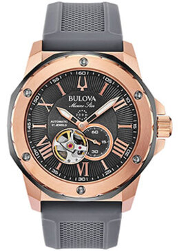 Японские наручные мужские часы Bulova 98A228. Коллекция Marine Star w212579