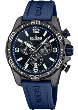 Швейцарские наручные мужские часы Candino C4779.2. Коллекция Chronograph w245214