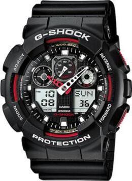 Японские наручные мужские часы Casio GA-100-1A4. Коллекция G-Shock w88861