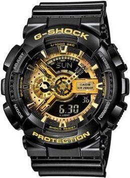 Японские наручные мужские часы Casio GA-110GB-1A. Коллекция G-Shock w110335