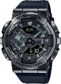 Японские наручные мужские часы Casio GM-110BB-1A. Коллекция G-Shock w239728