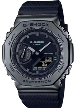 Японские наручные мужские часы Casio GM-2100BB-1A. Коллекция G-Shock w238703