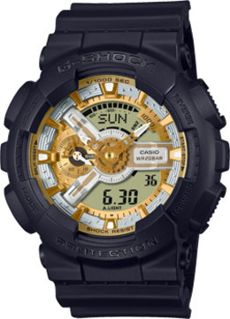 Японские наручные мужские часы Casio GA-110CD-1A9. Коллекция G-Shock w245661