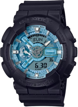 Японские наручные мужские часы Casio GA-110CD-1A2. Коллекция G-Shock w245553