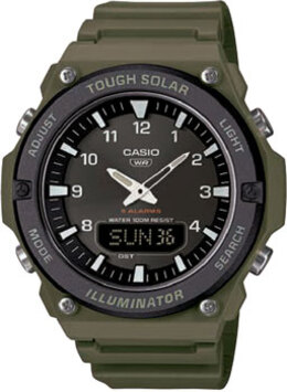 Японские наручные мужские часы Casio AQ-S820W-3B. Коллекция Standard w249053