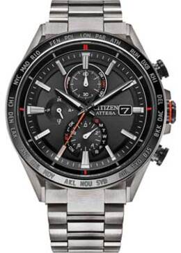 Японские наручные мужские часы Citizen AT8189-61E. Коллекция Attesa w245572