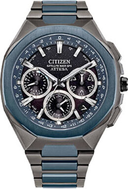 Японские наручные мужские часы Citizen CC4106-74E. Коллекция Attesa w252768