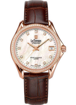 Швейцарские наручные женские часы Le Temps LT1030.55BL52. Коллекция Sport Elegance w226362