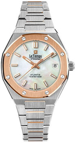 Швейцарские наручные женские часы Le Temps LT1035.48BT02. Коллекция Atlantis w254593