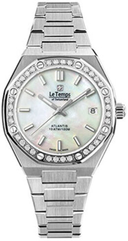 Швейцарские наручные женские часы Le Temps LT1035.15BS01. Коллекция Atlantis w254591