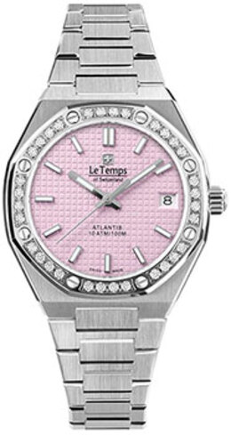 Швейцарские наручные женские часы Le Temps LT1035.18BS01. Коллекция Atlantis w254592