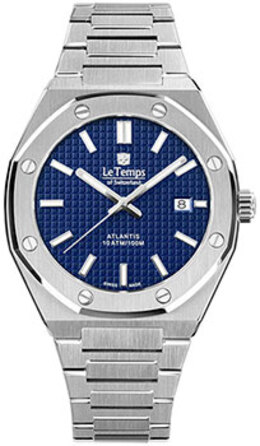 Швейцарские наручные мужские часы Le Temps LT1037.03BS01. Коллекция Atlantis w254631