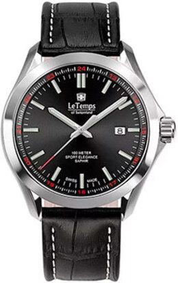 Швейцарские наручные мужские часы Le Temps LT1040.108BL01. Коллекция Sport Elegance w244415