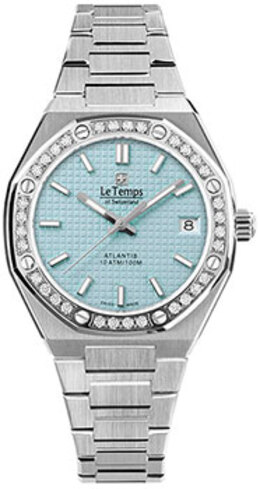 Швейцарские наручные женские часы Le Temps LT1035.19BS01. Коллекция Atlantis w254590