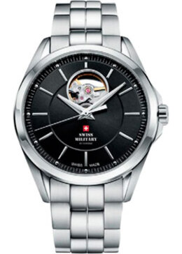 Швейцарские наручные мужские часы Swiss Military SMA34085.21. Коллекция Open Heart w230723