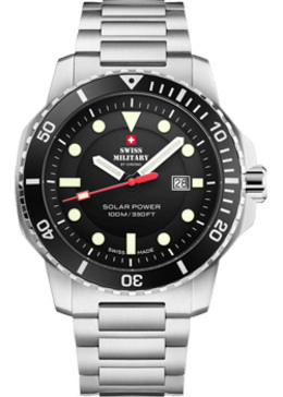 Швейцарские наручные мужские часы Swiss Military SMS34102.01. Коллекция Solar Power w243935