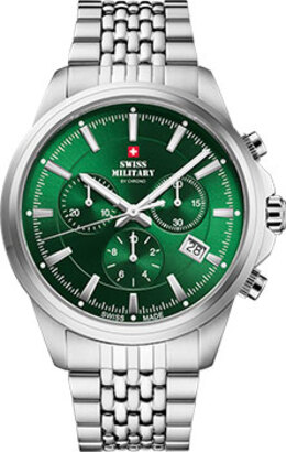 Швейцарские наручные мужские часы Swiss Military SM34107.04. Коллекция Classic Chronograph w246319