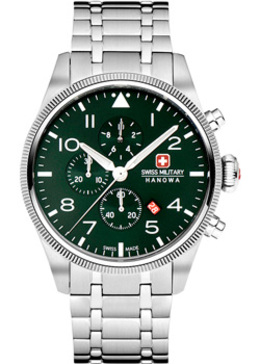 Швейцарские наручные мужские часы Swiss Military SMWGI0000404. Коллекция Thunderbolt Chrono w235896