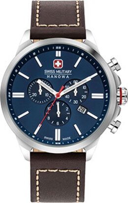 Швейцарские наручные мужские часы Swiss Military 06-4332.04.003.05. Коллекция Chrono Classic II w230315