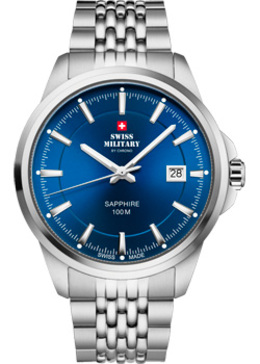 Швейцарские наручные мужские часы Swiss Military SM34104.03. Коллекция Classic w243912