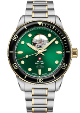 Швейцарские наручные мужские часы Swiss Military SMA34106.13. Коллекция Automatic Dive w243930