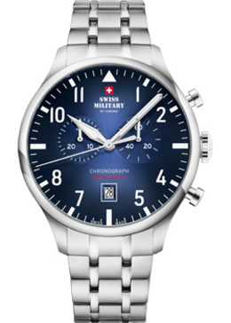 Швейцарские наручные мужские часы Swiss Military SM34098.03. Коллекция Vintage Chronograph w238872