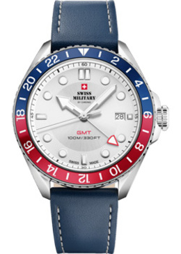Швейцарские наручные мужские часы Swiss Military SM34095.05. Коллекция Quartz GMT w238882