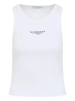Givenchy: Белый топ 