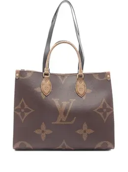 Louis Vuitton On-The-Go MM Monogram Giant Reverse Tote Bag 31504046