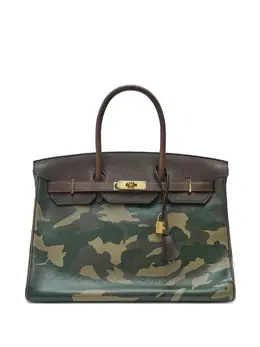 Hermes 2012 Birkin 35 - Green Camouflage Pattern Tote Bag, Model: 31366388