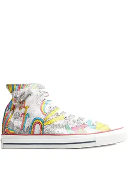 Converse doodle-print sneakers 15948759