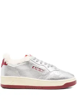 Autry: Серебристые кроссовки 