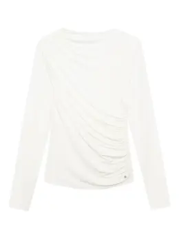 ANINE BING: Топ с длинным рукавом 