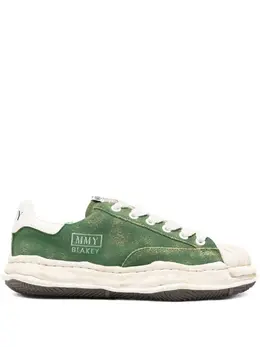 Maison Mihara Yasuhiro lace-up logo-print sneakers 32026513