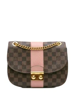 Louis Vuitton 2018 Damier Ebene Cuir Taurillon Wight shoulder bag 31674592