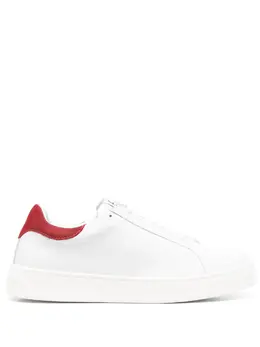 Lanvin logo-patch lace-up sneakers 19886813