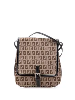 Fendi 2000-2010 Zucchino Canvas crossbody bag 31676483