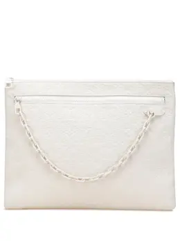 Louis Vuitton 2018 Monogram Taurillon A4 Pouch clutch bag 31688144