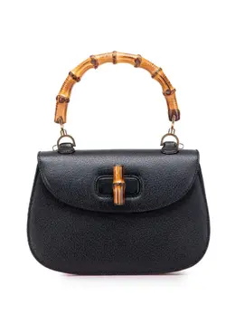 Gucci 20th Century Calfskin Bamboo Night satchel 31704880