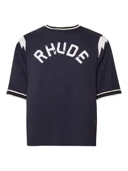 RHUDE: Синяя футболка 
