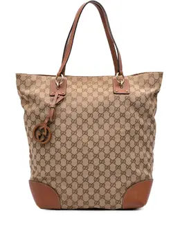 Gucci 2016-2025 Large GG Canvas GG Charm tote bag 31721104