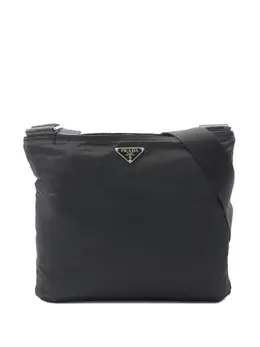 Prada 2000s logo-plaque shoulder bag 31677826