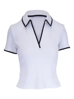 Veronica Beard: Белое поло 