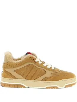 Gucci Re-Web suede leather sneakers 32286637