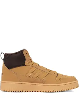 Adidas three-stripe padded collar trainers 30424563